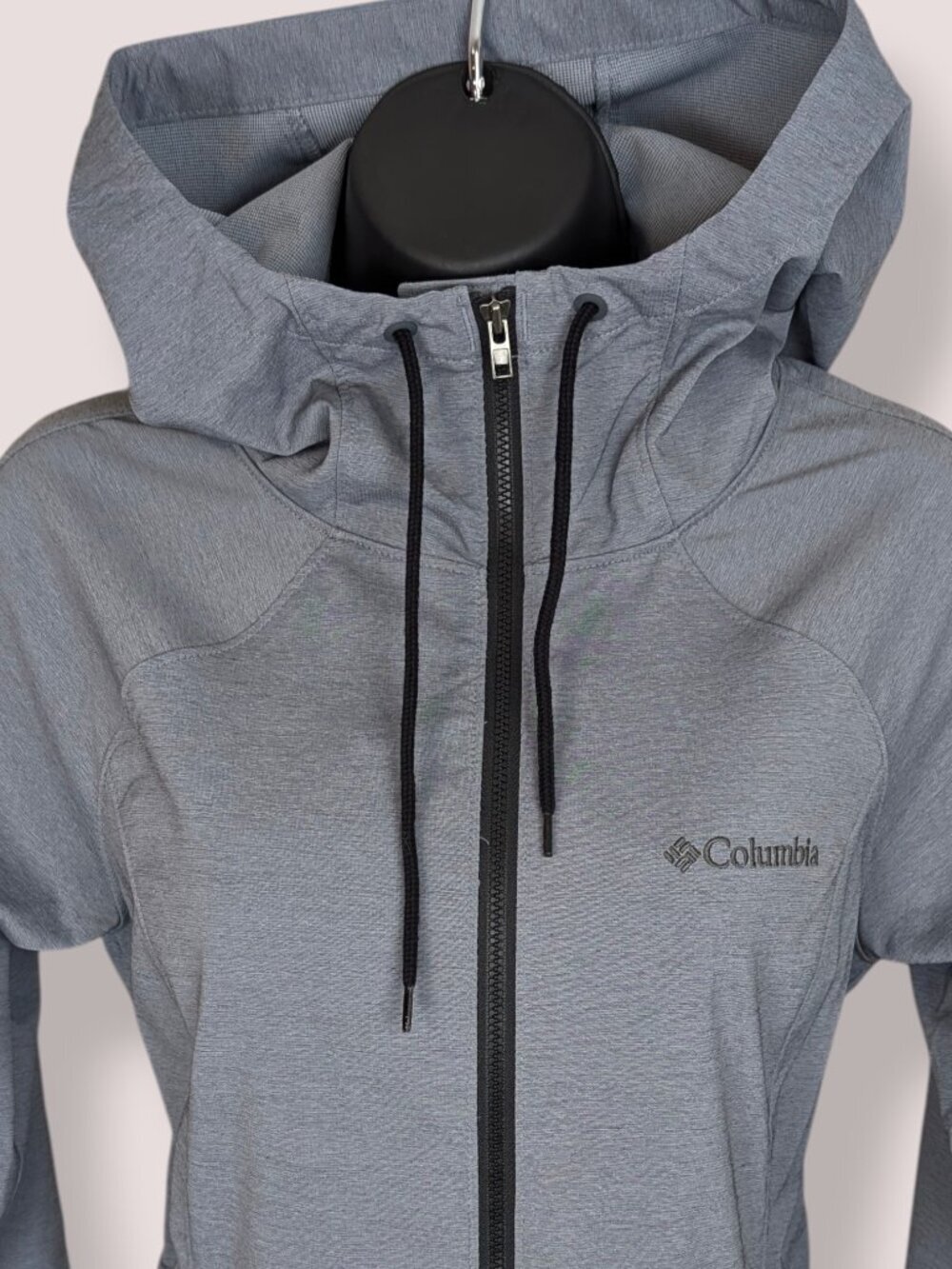 Columbia Long Grey Soft Shell Jacket - Picture 2 of 9